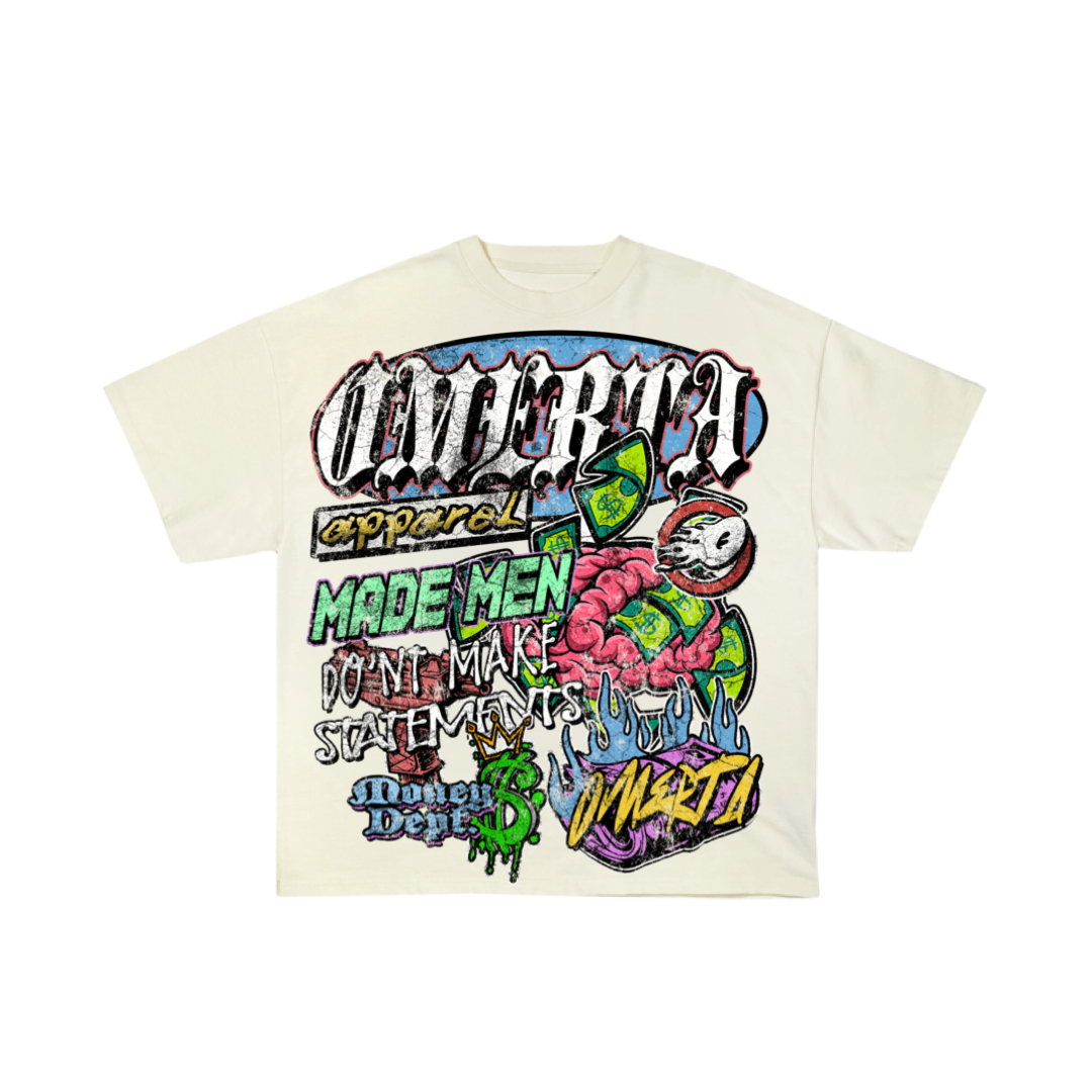 Omerta Money T-Shirt (Cream)