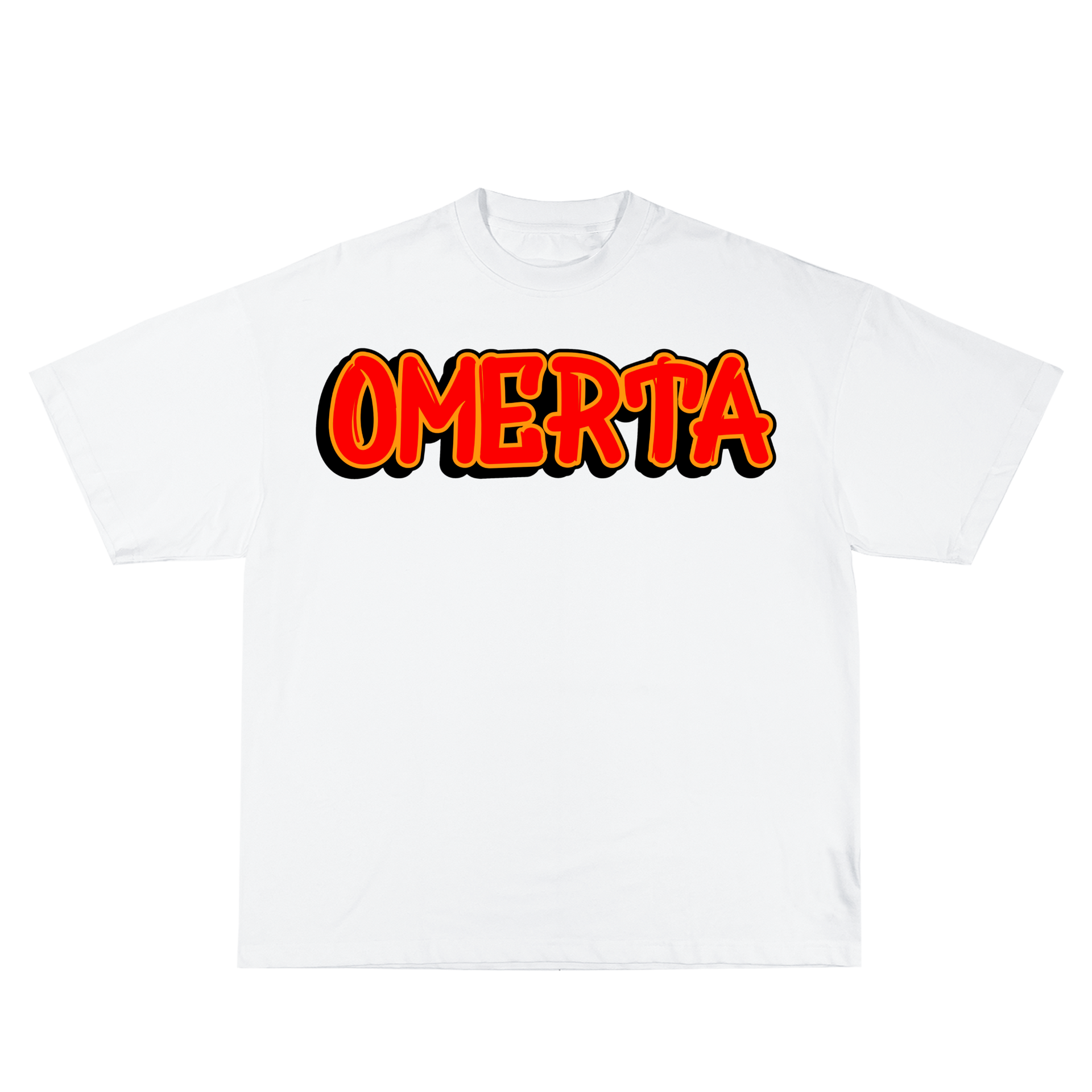 Omerta Flame House T-Shirt (White)